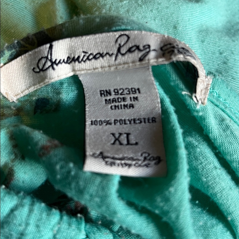 American Rag Turquoise Top - Picture 3 of 3